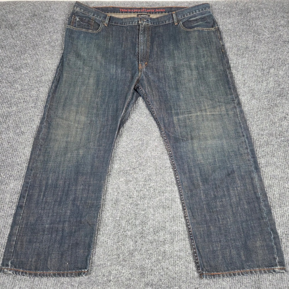 Levis 559 Relaxed Straight Jeans Mens 48x30 Dark Wash Blue Denim 100% Cotton